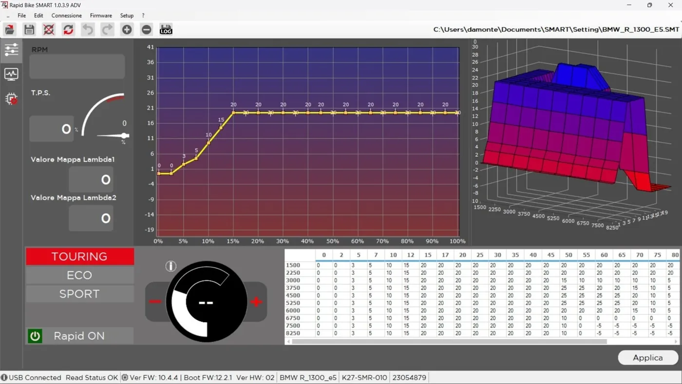 Software de gestão Rapid Bike